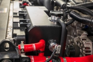 Image of the Mishimoto Aluminum coolant expansion tank.