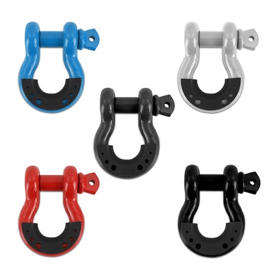 3/4 Steel D-Ring Shackle Set, 2 Pieces