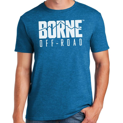 Borne Off-road Signature Logo T-Shirt, Blue