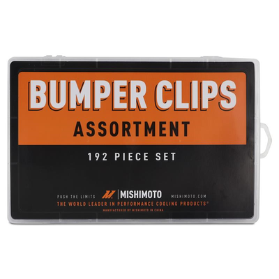 Mishimoto Bumper Clip Assortment Pack, 192 Pieces