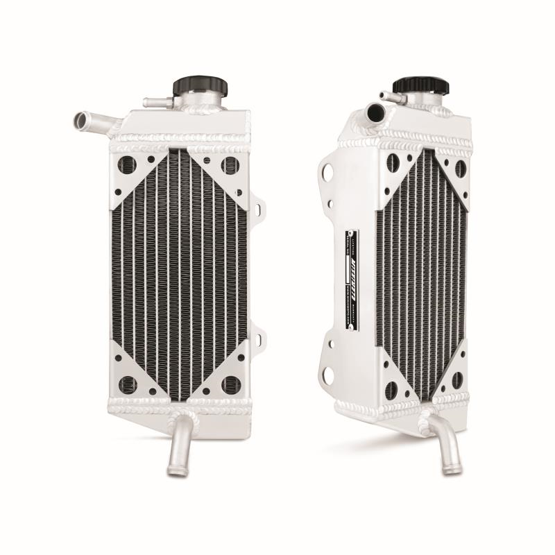 Braced Aluminium Dirt Bike Radiator fits Honda CRF450R 2005 2008 Mishimoto