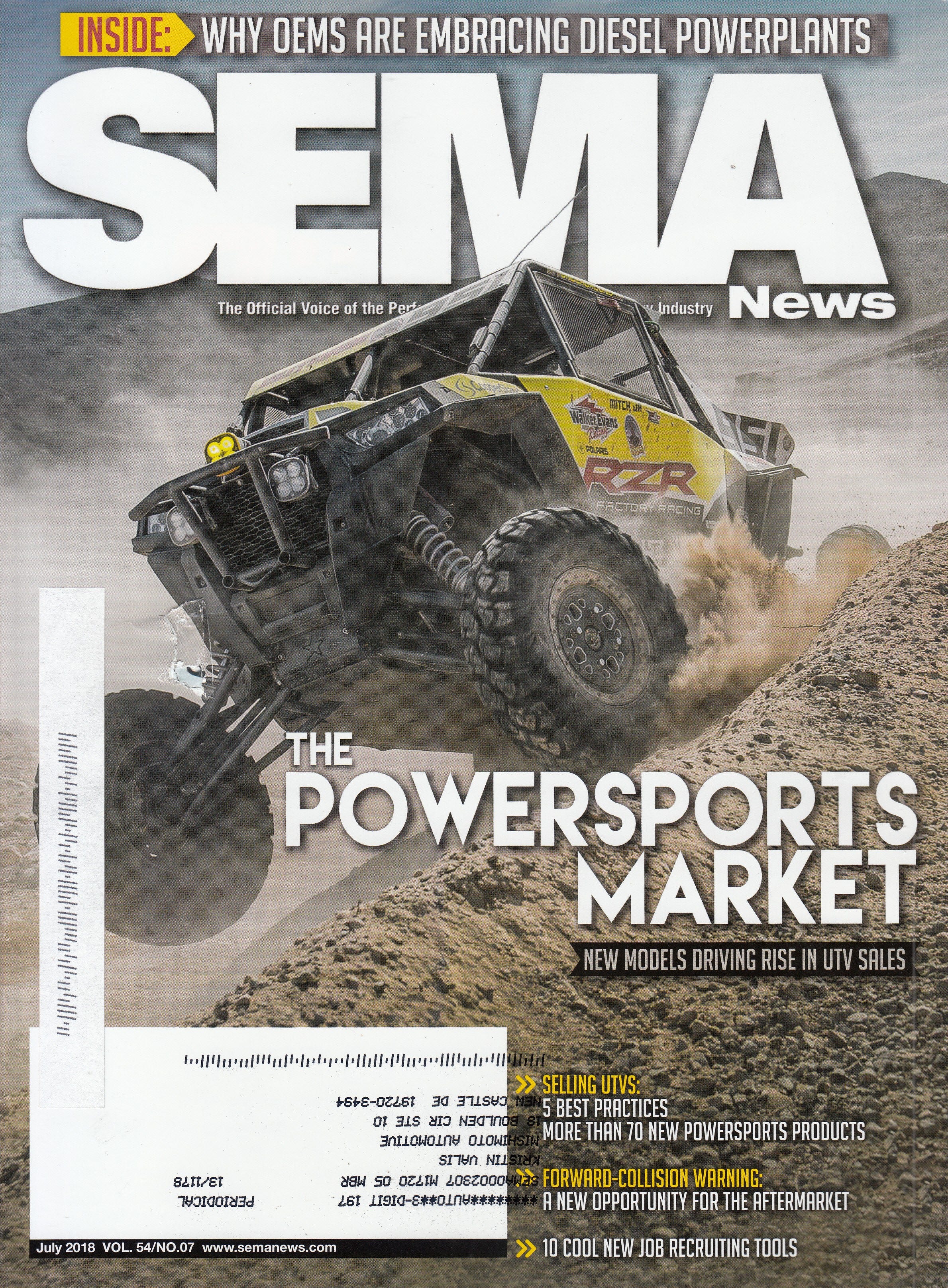 SEMA NEWS - JULY 2018