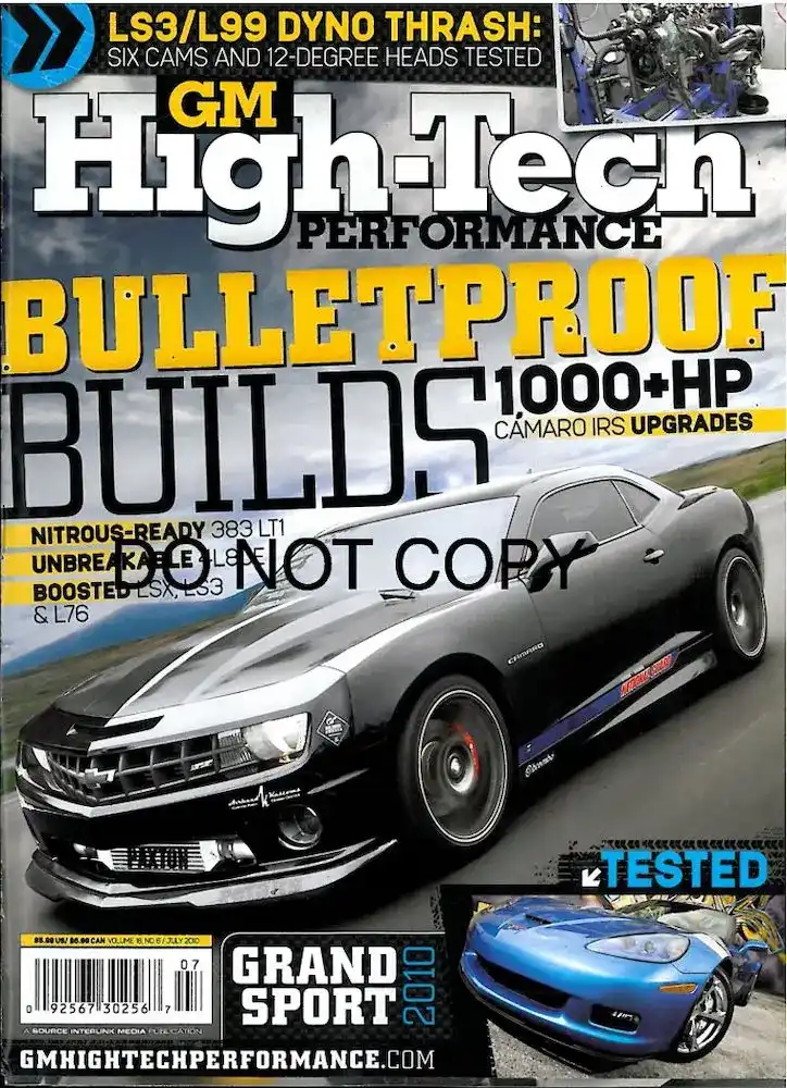 GM HIGH TECH PERFORMANCE - JULY 2010
