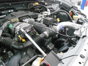 Mishimoto prototype intake fully installed