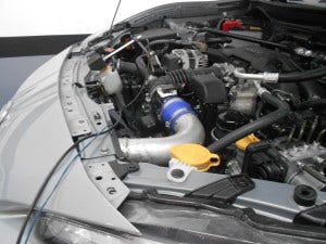 Mishimoto prototype intake fully installed
