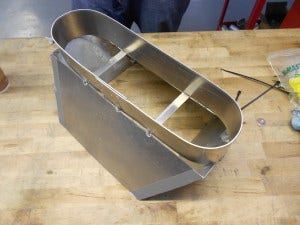 Mishimoto TMIC fan shroud fabrication