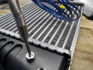 Mishimoto prototype intercooler temperature sensor