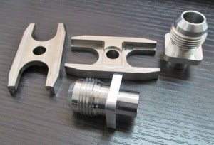 Oil line adapter final prototype