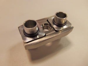 Oil line adapter final prototype