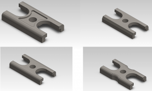Oil line adapter rendering