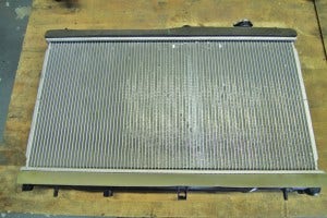 Stock 2015 WRX radiator removed