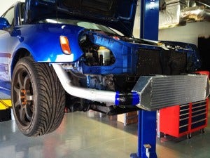 Bugeye wagon intercooler prototyping