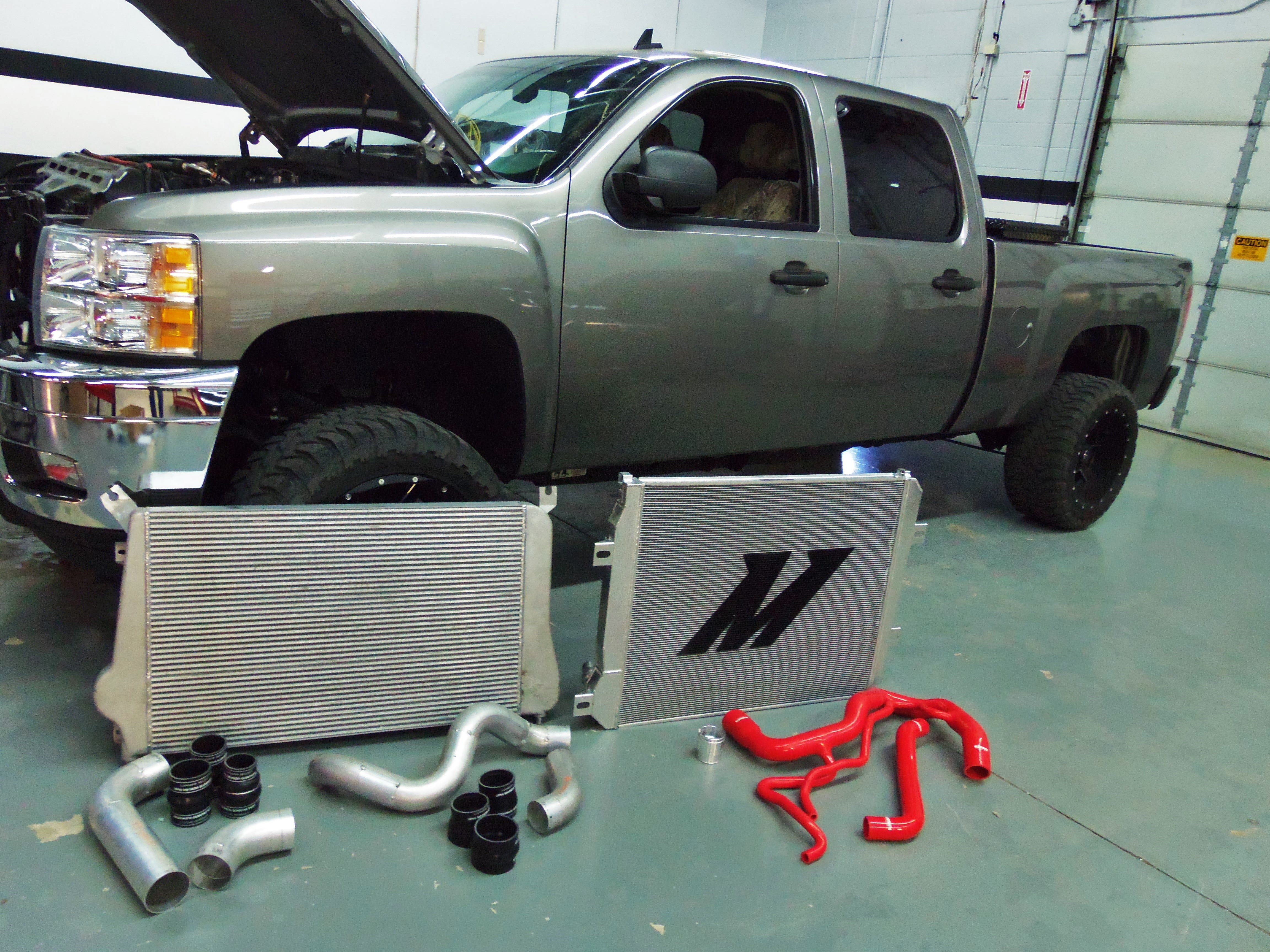 Mishimoto 2011+ Chevrolet/GMC 6.6L LML Duramax Performance Intercooler, Part 4: Prototype Test Fit