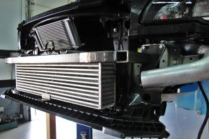 Intercooler crash beam fabrication 