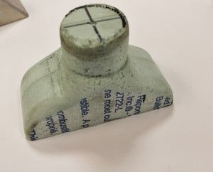 Foam intercooler end tank prototype