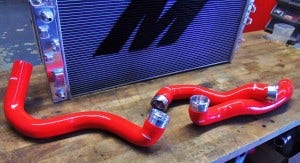 Mishimoto prototype 6.4L radiator hoses 