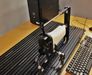 E36 factory expansion tank on CMM table