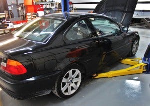 E46 325ci test vehicle 