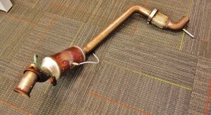 Stock 2015 EcoBoost downpipe removed