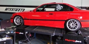 E36 M3 on dyno 