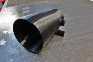 3D-printed intake inlet hose 