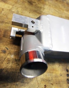 Mishimoto intercooler cold-side inlet with temperature sensor