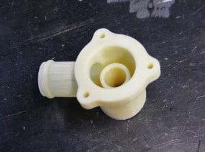 3D-printed BPV flange prototype