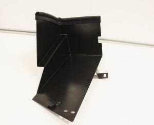 Mishimoto Honda Civic intake heat shield final prototype