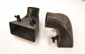 Prototype Fiesta ST intercooler end tanks