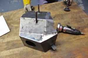 Finishing the prototype airbox 