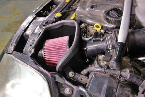 Final prototype, Nissan 350Z air intake 