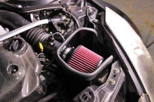 Final prototype, Nissan 350Z air intake