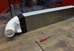 Prototype Ford Fiesta ST intercooler assembled 