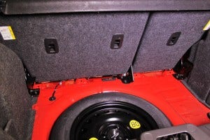 Fiesta ST mounting points for rear strut brace 