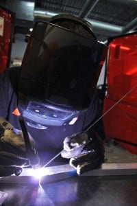 Welding Fiesta ST performance parts