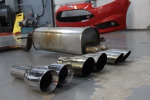 Fiesta ST exhaust tips