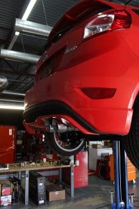 Fiesta ST exhaust installed