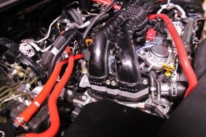 3D-printed 2015 WRX TGV delete installed