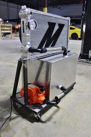 Mishimoto waterjet cooler line construction