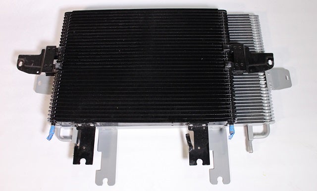 Ford 6.0L transmission cooler size comparison