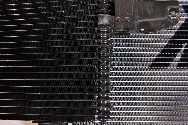Ford 6.0L transmission cooler fin comparison