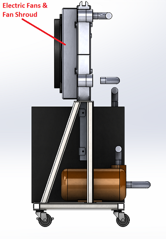 Waterjet cooler 3D model