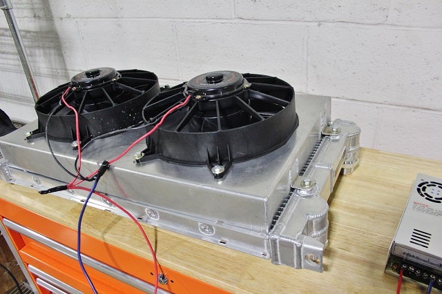 Fan shroud installed