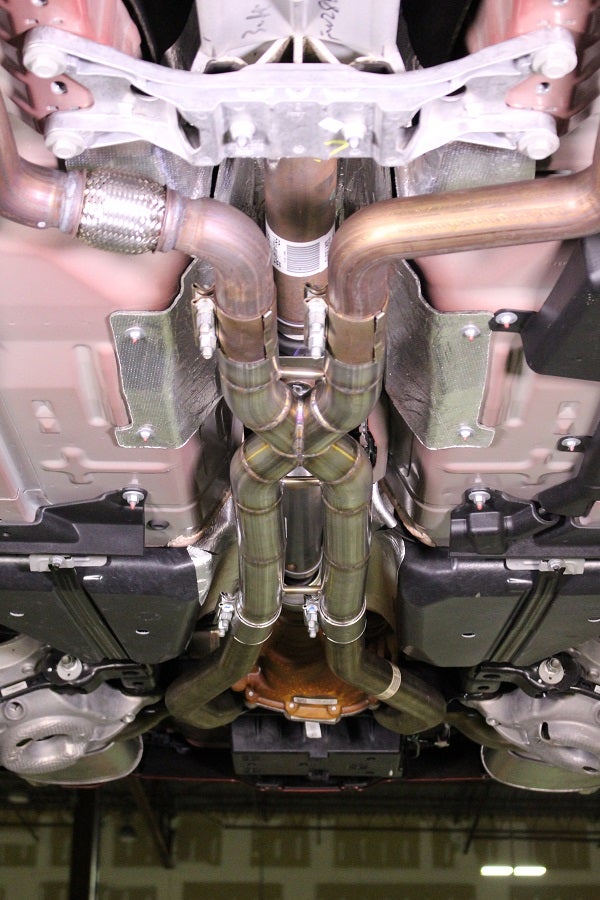 Mustang GT Exhaust Installed