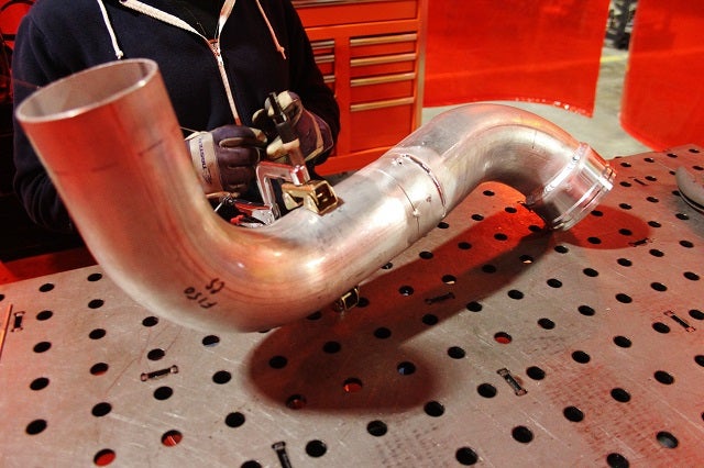 F-150 intercooler pipe fabrication 