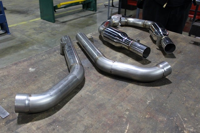 2015 Mustang axleback exhaust prototypes