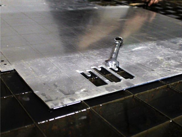 The versatility of a water jet is almost unbeatable