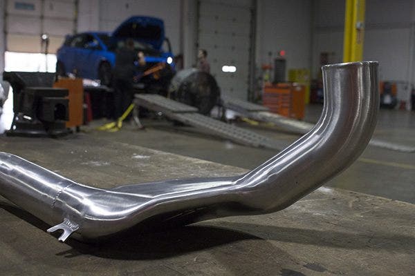 Prototype pipe ready to get mounted on our RS