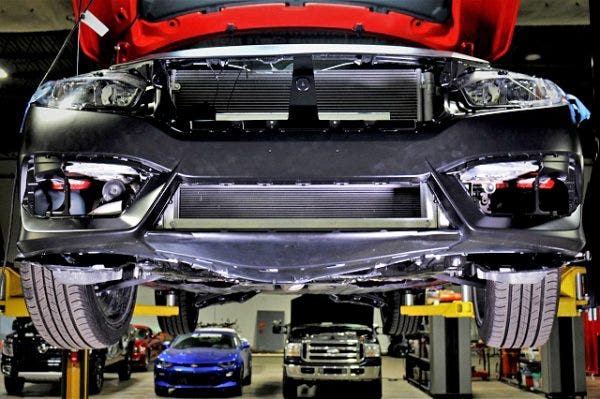 As mentioned in the last post, the different variants of the 10th generation Civic have their own style of bumper cover. To Cover our bases in the design process we ordered an EX-T front bumper to ensure that our design would fit. While the bumper was returned, our design has remained the same.